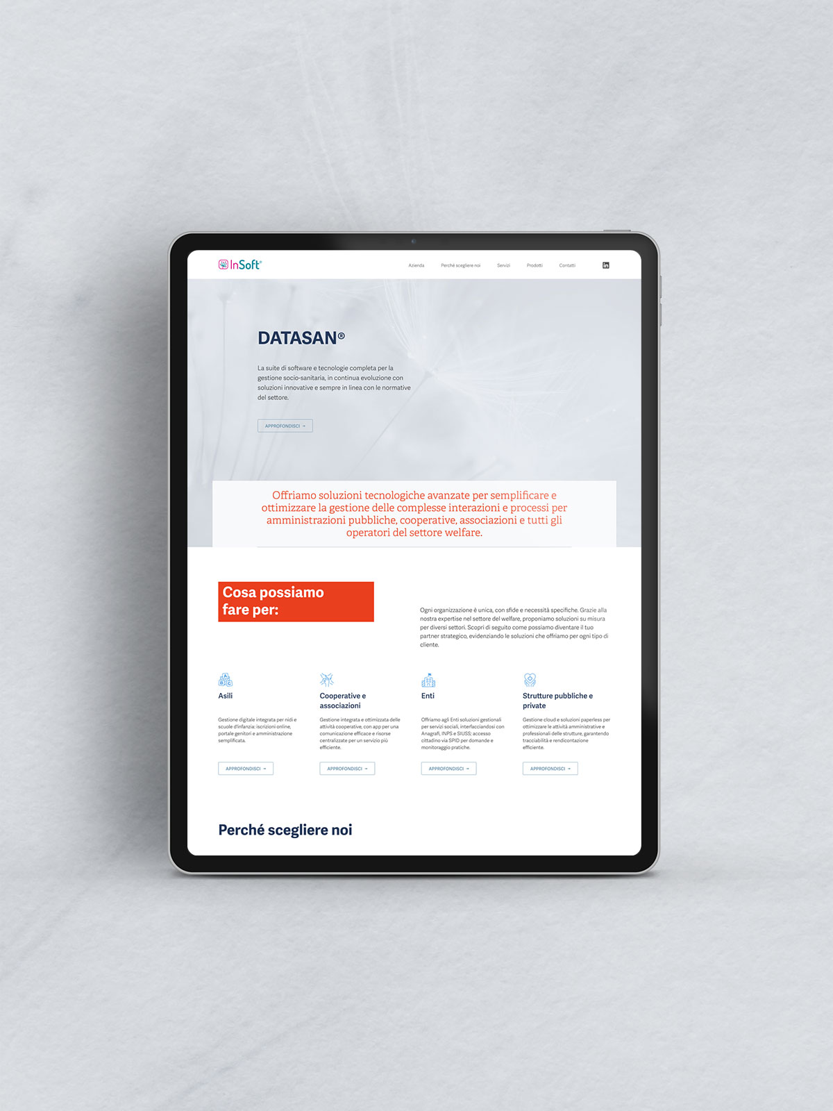 Web Design per Software house welfare